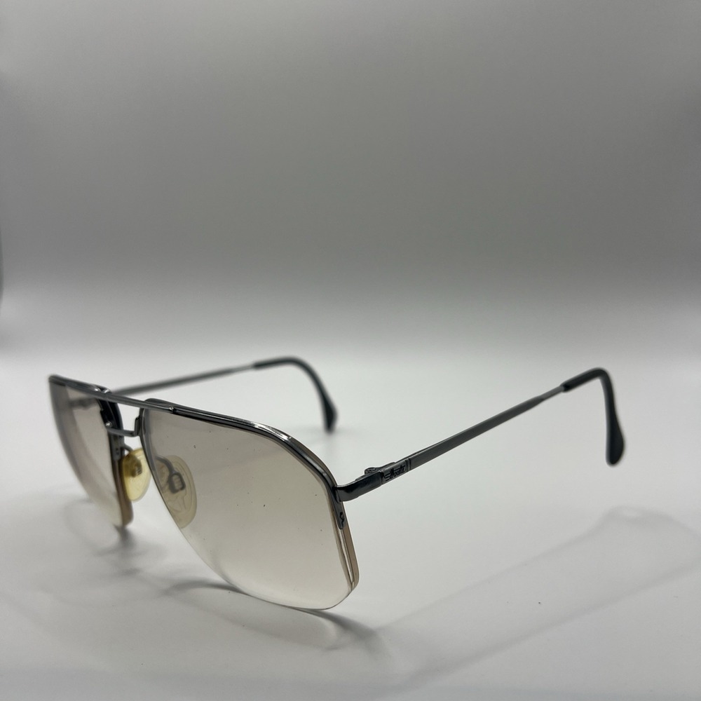 Silhouette M 7105 43 Aviator Eyeglasses Frames Silver Metal 62-16-140 Austria